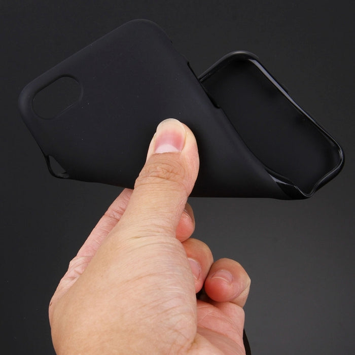 Para iPhone 8 y 7 Funda protectora trasera de TPU de color sólido