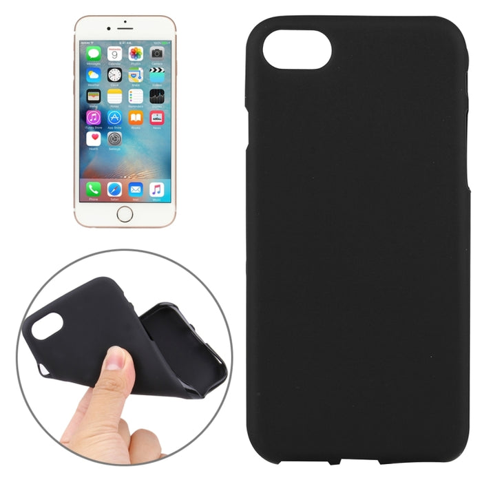 Para iPhone 8 y 7 Funda protectora trasera de TPU de color sólido
