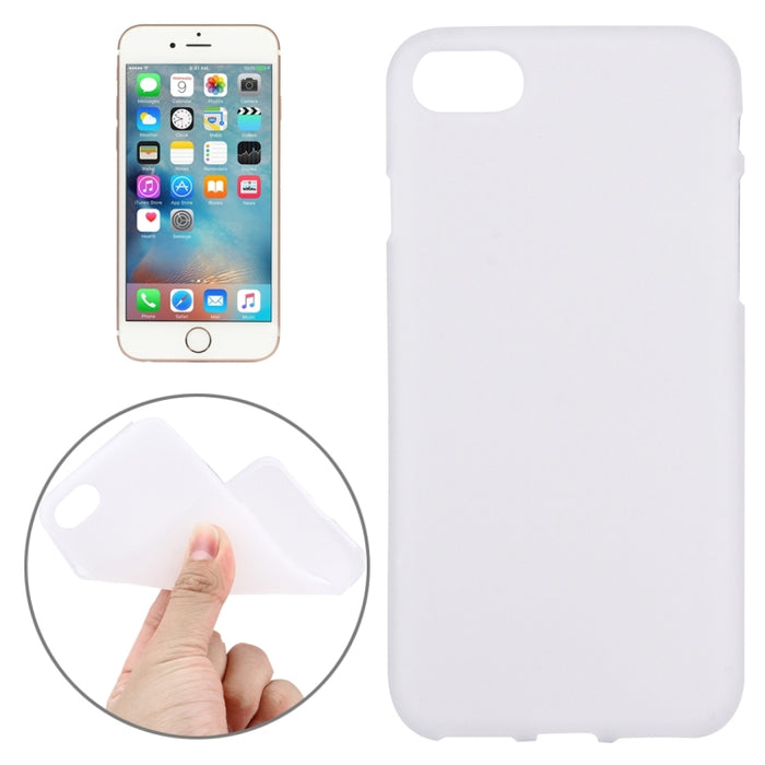 Para iPhone 8 y 7 Funda protectora trasera de TPU de color sólido
