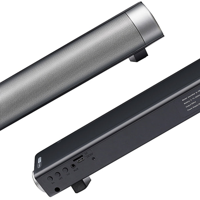 Barra de sonido LP-08 (CE0152) Reproductor de MP3 USB Altavoz de barra de sonido inalámbrico Bluetooth 2.1CH con control remoto