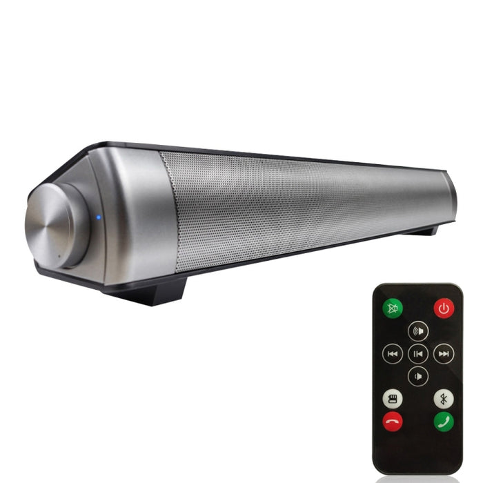 Barra de sonido LP-08 (CE0152) Reproductor de MP3 USB Altavoz de barra de sonido inalámbrico Bluetooth 2.1CH con control remoto