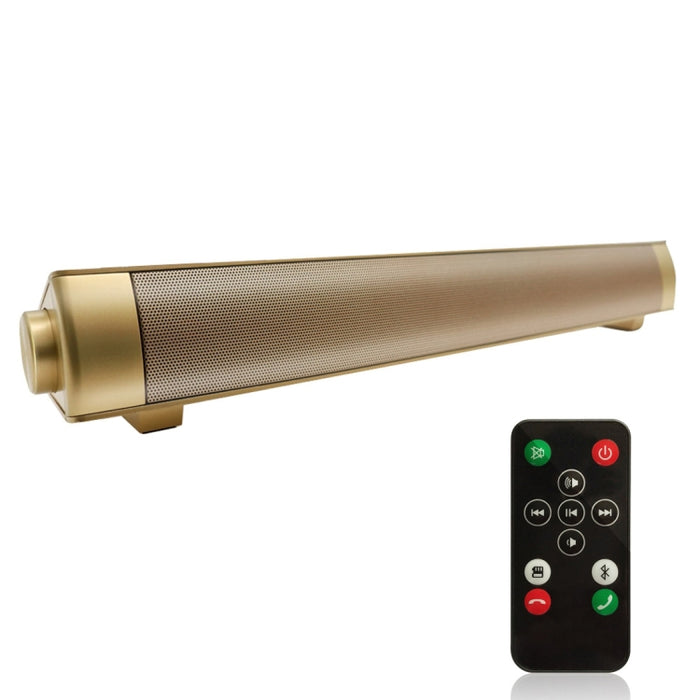 Barra de sonido LP-08 (CE0152) Reproductor de MP3 USB Altavoz de barra de sonido inalámbrico Bluetooth 2.1CH con control remoto
