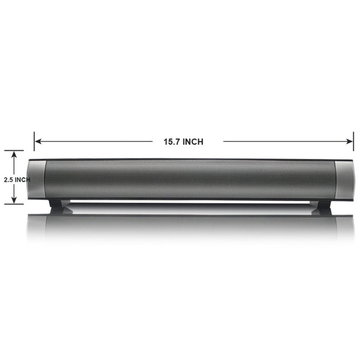Barra de sonido LP-08 (CE0150) Reproductor de MP3 USB Altavoz de barra de sonido inalámbrico Bluetooth 2.1CH