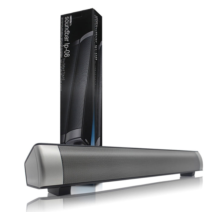 Barra de sonido LP-08 (CE0150) Reproductor de MP3 USB Altavoz de barra de sonido inalámbrico Bluetooth 2.1CH