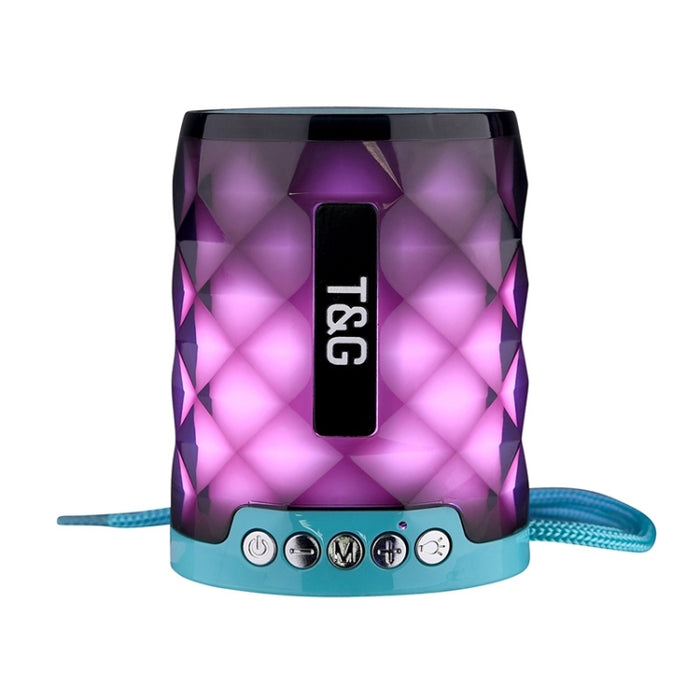 T&G TG155 Bluetooth 4.2 Mini Altavoz Bluetooth Inalámbrico Portátil con Luces de Colores