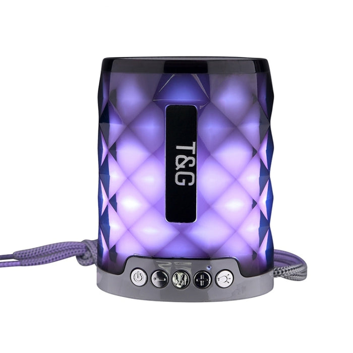 T&G TG155 Bluetooth 4.2 Mini Altavoz Bluetooth Inalámbrico Portátil con Luces de Colores