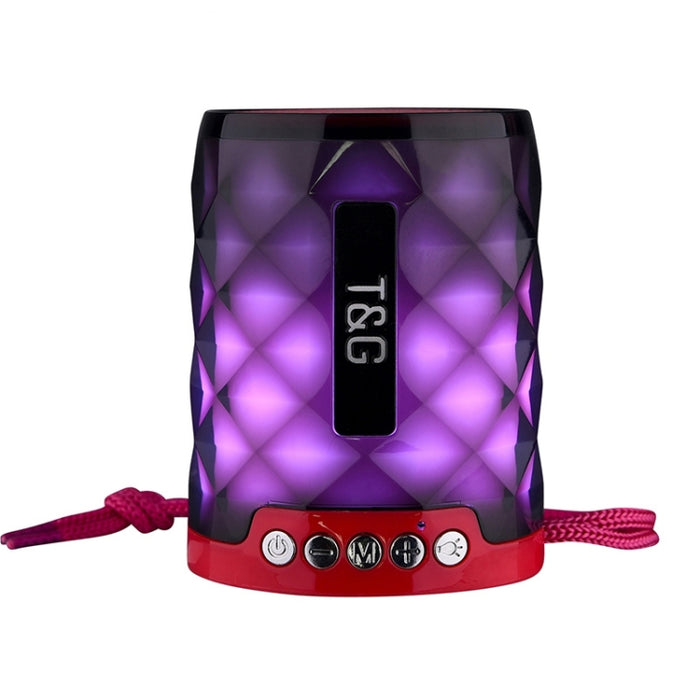 T&G TG155 Bluetooth 4.2 Mini Altavoz Bluetooth Inalámbrico Portátil con Luces de Colores