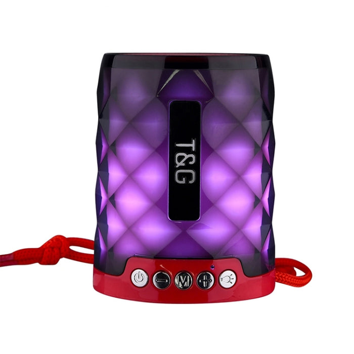 T&G TG155 Bluetooth 4.2 Mini Altavoz Bluetooth Inalámbrico Portátil con Luces de Colores