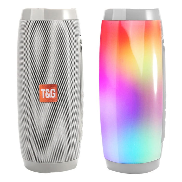 T&G TG157 Bluetooth 4.2 Mini Altavoz Bluetooth Inalámbrico Portátil con Melodía Luces Coloridas