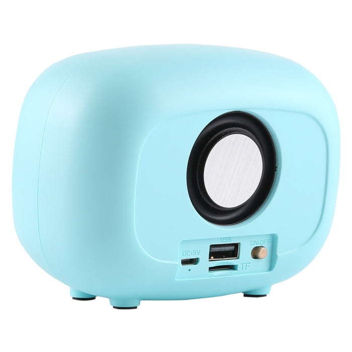 Q108 Mini Altavoz Bluetooth Inalámbrico Retro, Soporte Manos Libres/Tarjeta TF/disco U/FM
