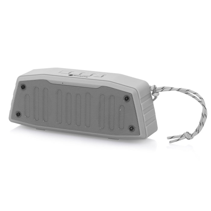 NewRixing NR-4019 Altavoz Bluetooth portátil para exteriores con función de llamada manos libres, compatible con tarjeta TF, USB, FM y AUX