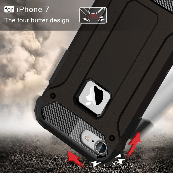 Para iPhone 7 Armor TPU + PC Estuche para teléfono combinado