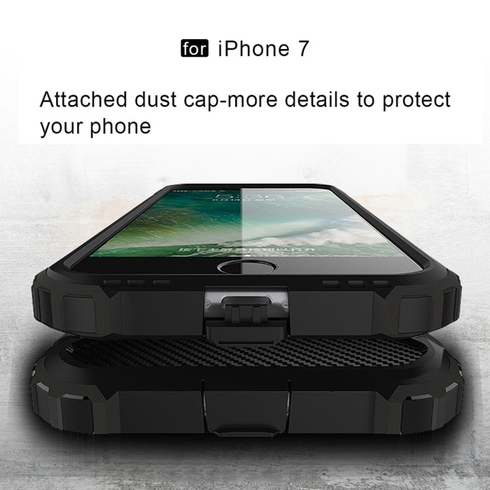 Para iPhone 7 Armor TPU + PC Estuche para teléfono combinado