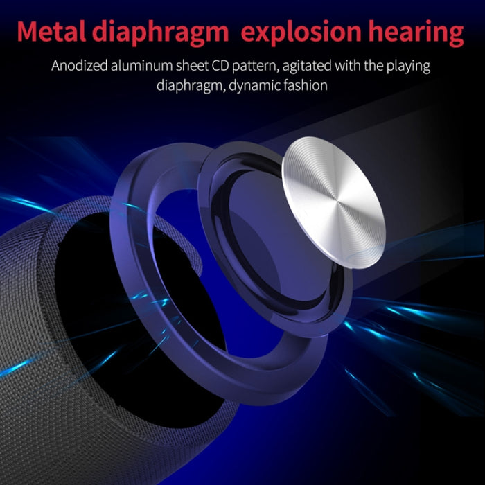 ZEALOT S32 Altavoz Bluetooth inalámbrico con graves HiFi de 5W, compatible con manos libres/USB/AUX