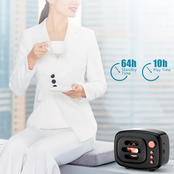 Altavoz Bluetooth inalámbrico B11 Bluetooth 5,0 de estilo Retro, compatible con llamadas manos libres, tarjeta TF de 32GB y conector de Audio de 3,5mm