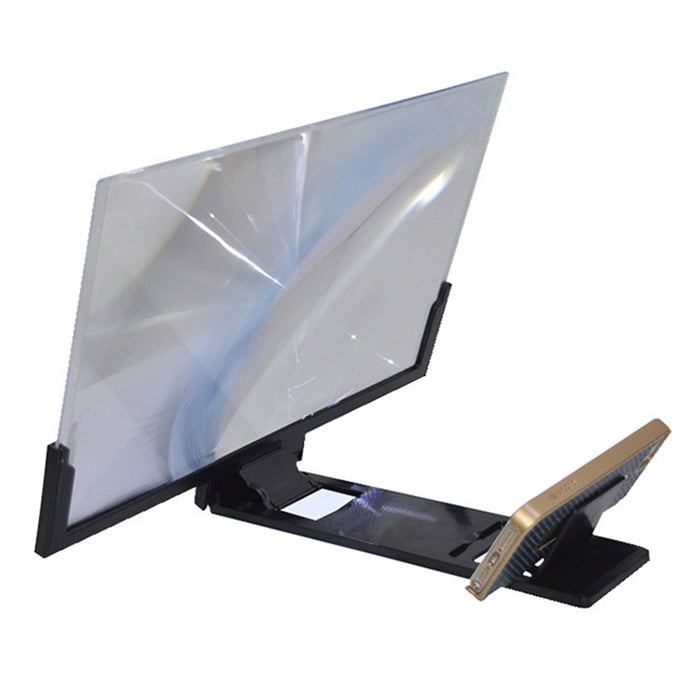 AMPLIFICADOR DE PANTALLA Universal para teléfono móvil, protección contra radiación de 14 pulgadas, F3, amplificador de vídeo HD 3D con soporte