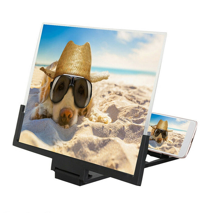 AMPLIFICADOR DE PANTALLA Universal para teléfono móvil, protección contra radiación de 14 pulgadas, F3, amplificador de vídeo HD 3D con soporte