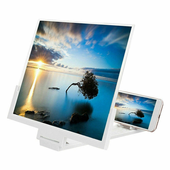 AMPLIFICADOR DE PANTALLA Universal para teléfono móvil, protección contra radiación de 14 pulgadas, F3, amplificador de vídeo HD 3D con soporte