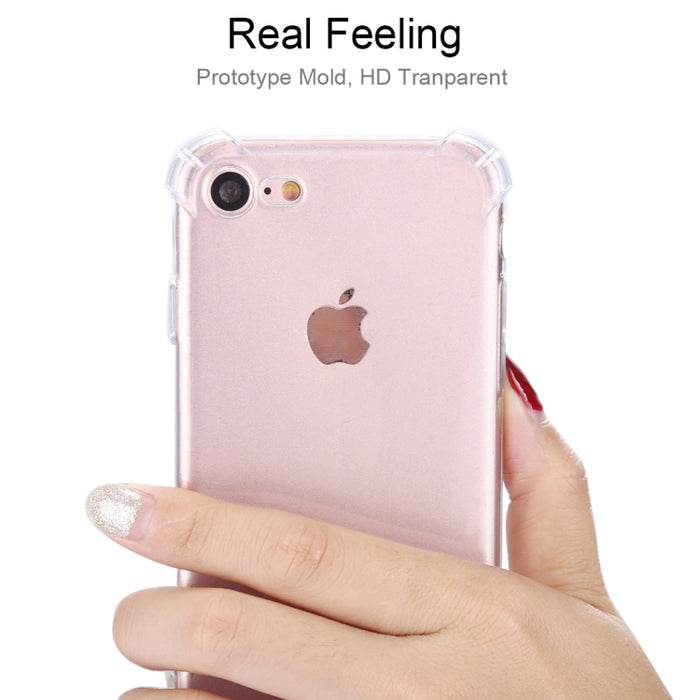 Para iPhone 8 y 7 Funda protectora de TPU con cojín resistente a los golpes