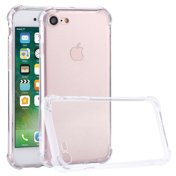 Para iPhone 8 y 7 Funda protectora de TPU con cojín resistente a los golpes