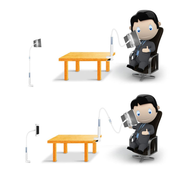 UBN-20 Universal 360 grados giratorio desmontable de tres etapas soporte perezoso teléfono móvil/tableta soporte de escritorio