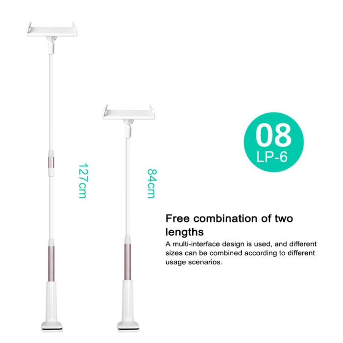 UBN-20 Universal 360 grados giratorio desmontable de tres etapas soporte perezoso teléfono móvil/tableta soporte de escritorio