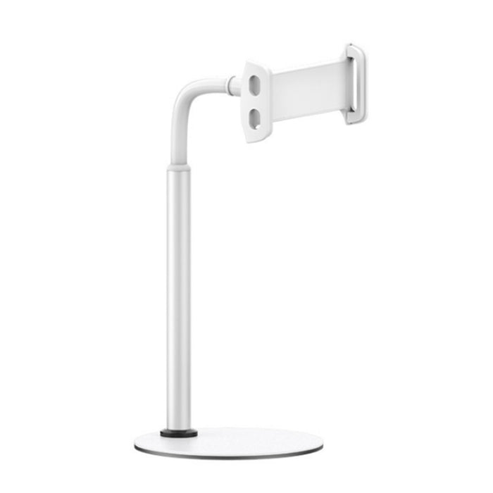 Soporte de escritorio giratorio de aleación de aluminio ZM-15, soporte perezoso para teléfonos móviles/tabletas de 4,7-12,9 pulgadas