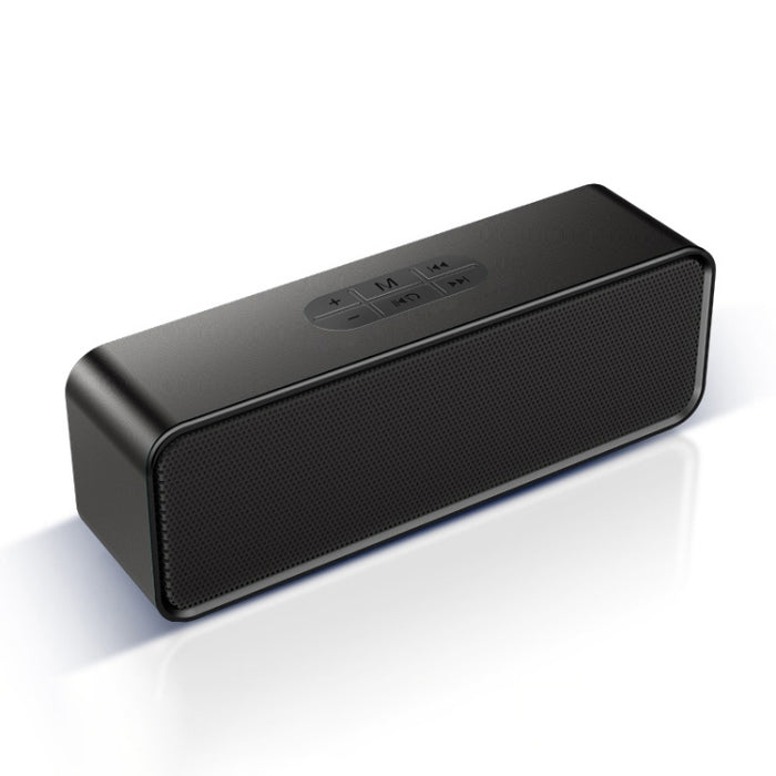 SC211 Altavoz Bluetooth inalámbrico con subwoofer portátil Bluetooth 5.0, compatible con tarjeta TF, disco U y AUX de 3,5 mm