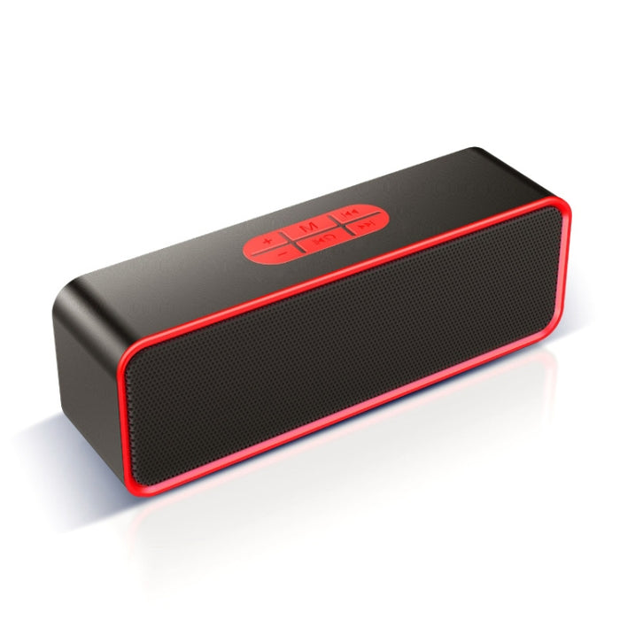 SC211 Altavoz Bluetooth inalámbrico con subwoofer portátil Bluetooth 5.0, compatible con tarjeta TF, disco U y AUX de 3,5 mm