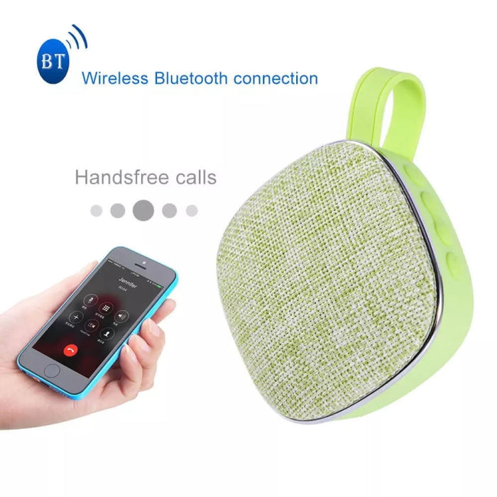 Mini altavoz portátil Bluetooth del cuadrado de la textura del paño X25new, llamada manos libres de la ayuda y tarjeta del TF y AUX.