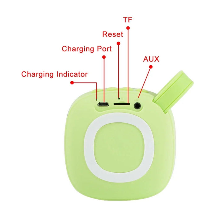 Mini altavoz portátil Bluetooth del cuadrado de la textura del paño X25new, llamada manos libres de la ayuda y tarjeta del TF y AUX.