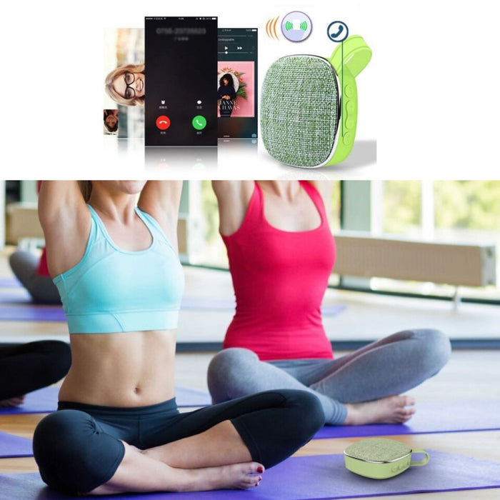 Mini altavoz portátil Bluetooth del cuadrado de la textura del paño X25new, llamada manos libres de la ayuda y tarjeta del TF y AUX.