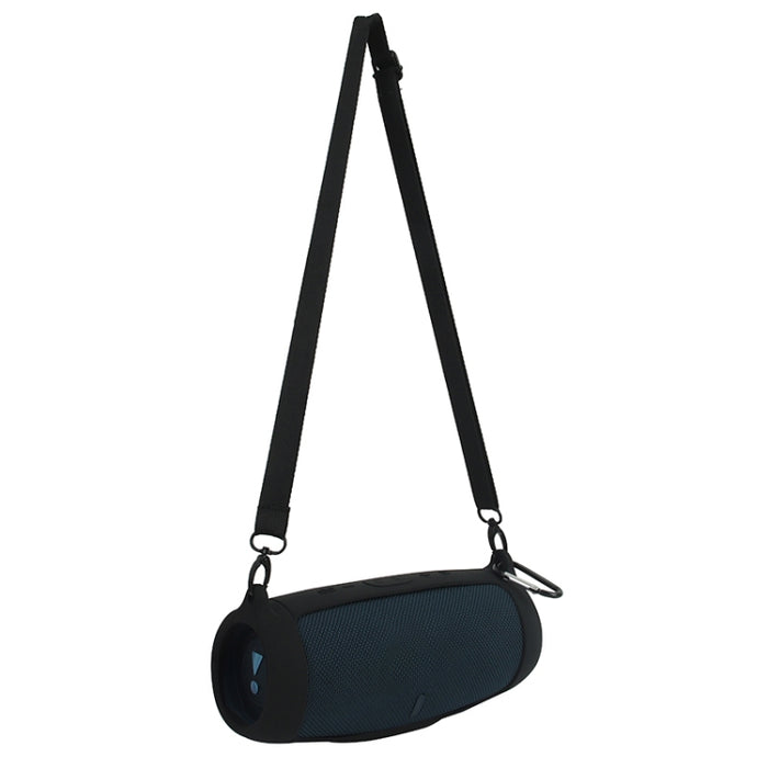 Funda protectora de silicona portátil para altavoz con correa para el hombro y mosquetón para JBL Charge 5