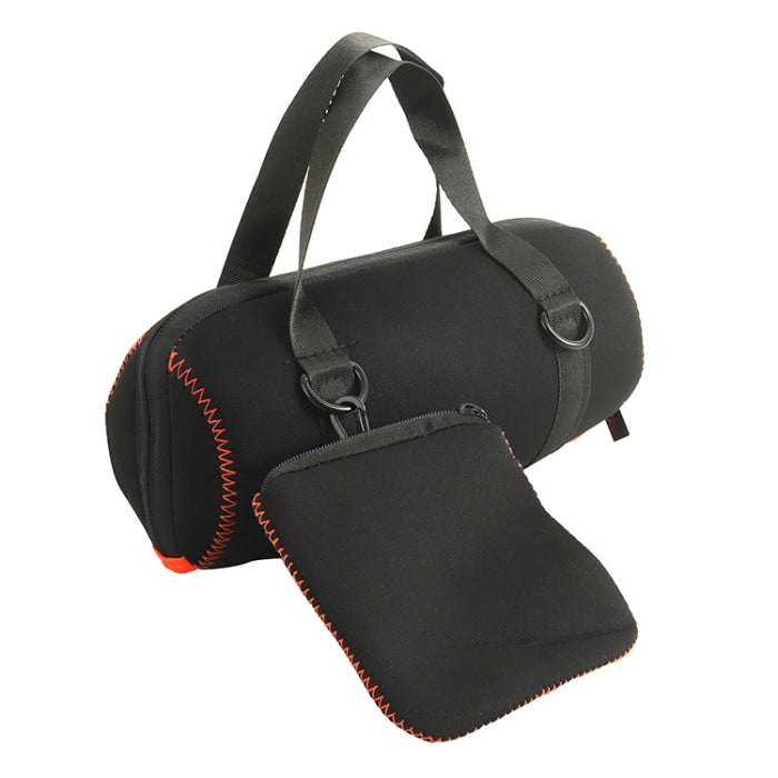 Cubierta protectora de altavoz portátil para exteriores EVA con correa para el hombro y mosquetón para JBL Charge 5