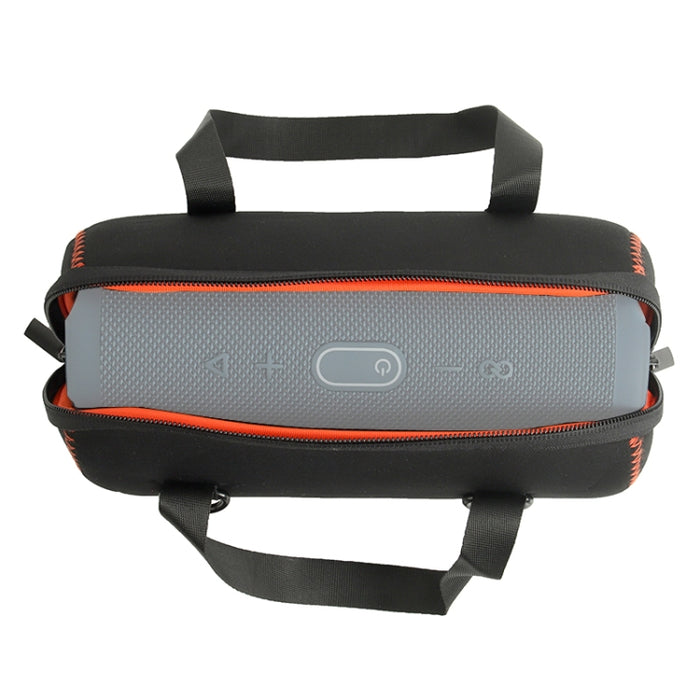 Cubierta protectora de altavoz portátil para exteriores EVA con correa para el hombro y mosquetón para JBL Charge 5
