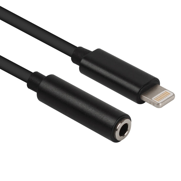 Adaptador de audio de 8 pines a 3,5 mm, longitud: aproximadamente 12 cm, compatible con iOS 13.1 o superior