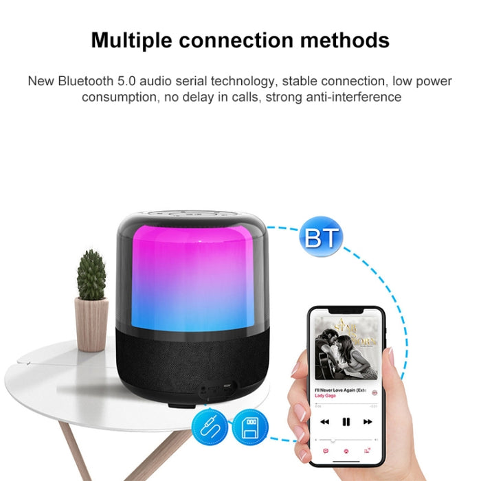 Altavoz Bluetooth de gran volumen con luces coloridas para exteriores JY-06 60W TWS