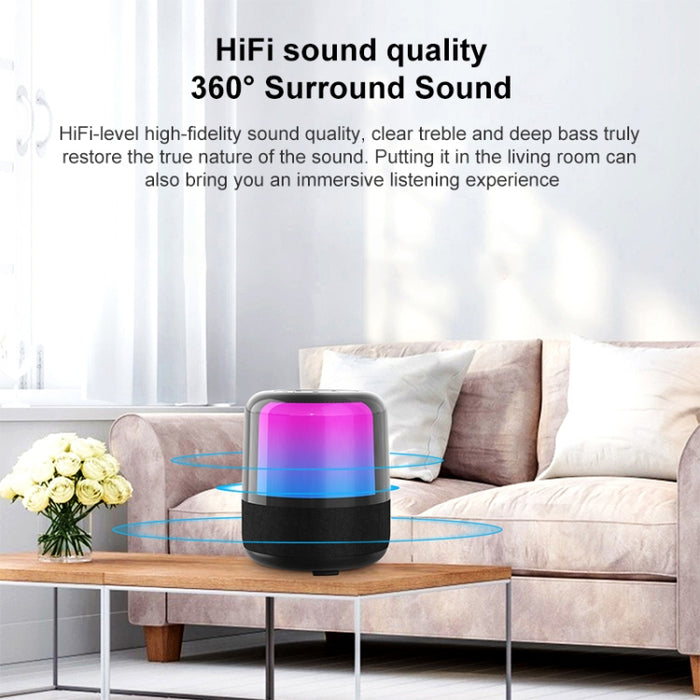 Altavoz Bluetooth de gran volumen con luces coloridas para exteriores JY-06 60W TWS