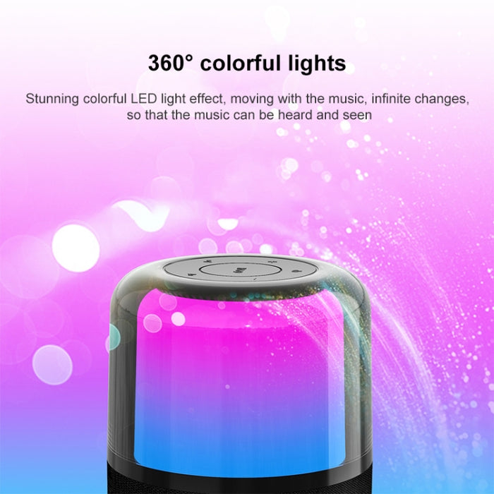 Altavoz Bluetooth de gran volumen con luces coloridas para exteriores JY-06 60W TWS