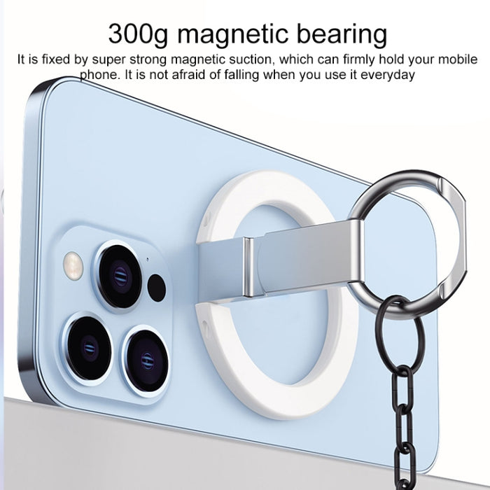 Soporte de anillo de doble articulación sin adhesivo magnético MagSafe para iPhone 13 Series / iPhone 12 Series