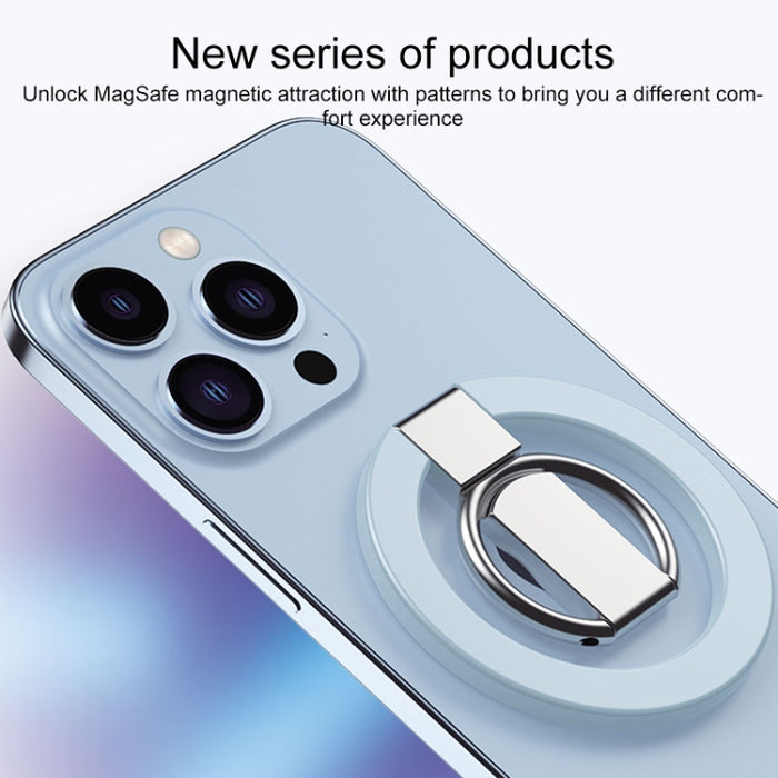 Soporte de anillo de doble articulación sin adhesivo magnético MagSafe para iPhone 13 Series / iPhone 12 Series