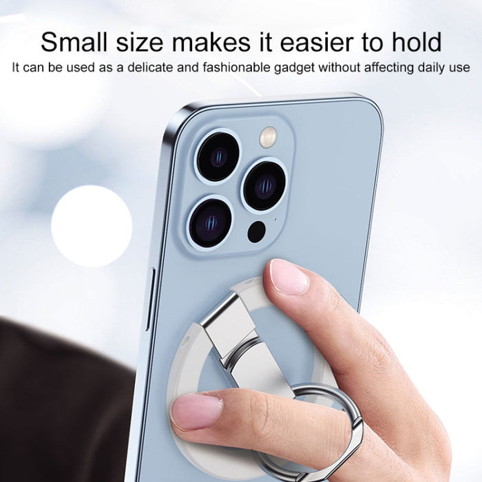 Soporte de anillo de doble articulación sin adhesivo magnético MagSafe para iPhone 13 Series / iPhone 12 Series