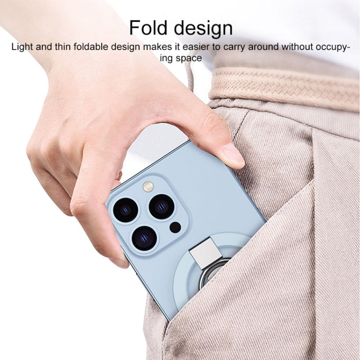 Soporte de anillo de doble articulación sin adhesivo magnético MagSafe para iPhone 13 Series / iPhone 12 Series