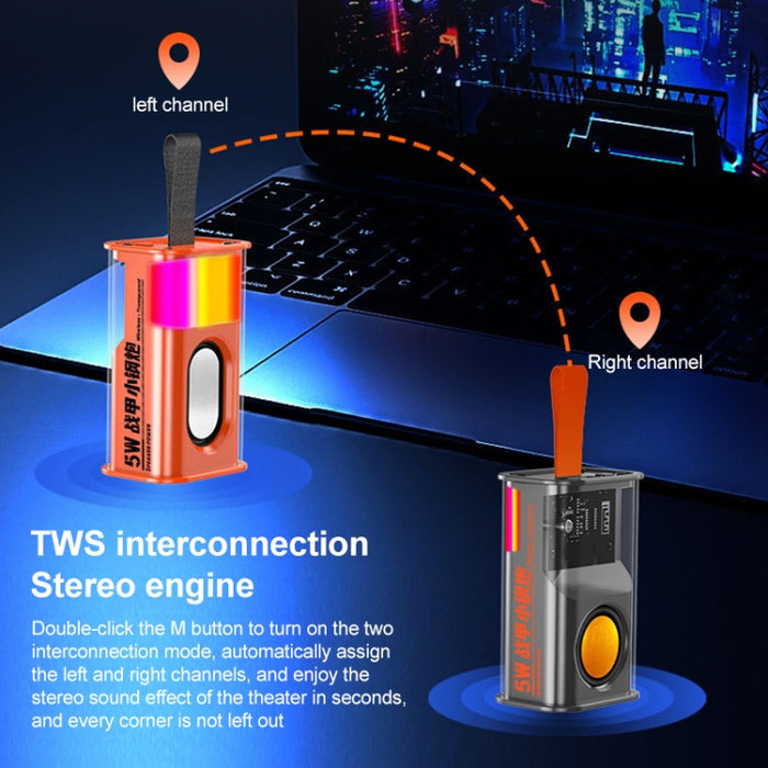 Presidente inalámbrico portátil de Bluetooth de la bala TWS de 5W