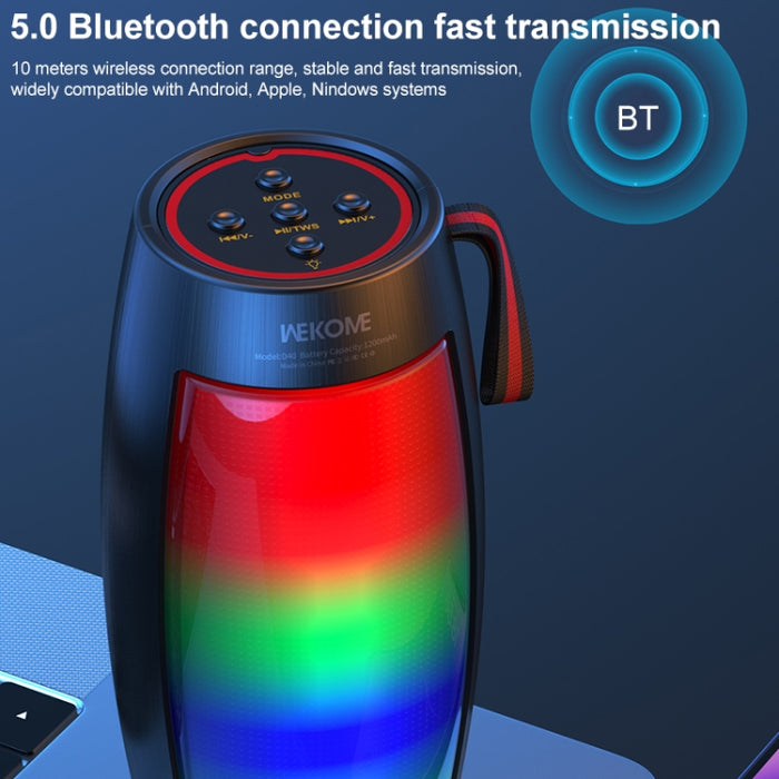 WEKOME D40 5W Sound Pulse Altavoz Bluetooth colorido