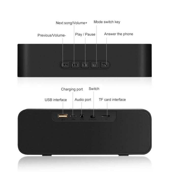 SC211 Pro Tarjeta multifunción para exteriores Altavoz inalámbrico Bluetooth Versión mejorada