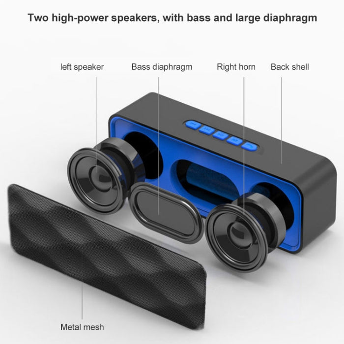 SC211 Pro Tarjeta multifunción para exteriores Altavoz inalámbrico Bluetooth Versión mejorada