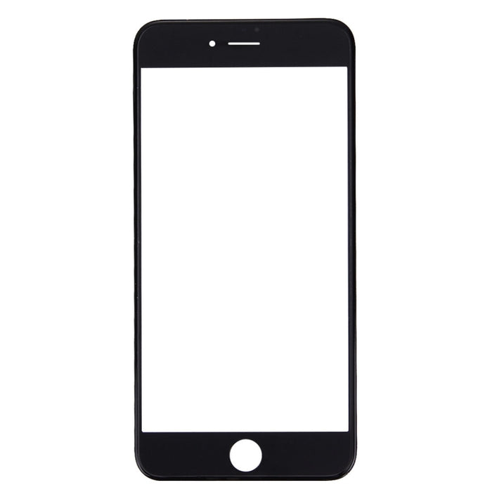Lente de cristal exterior de pantalla frontal con marco de bisel de pantalla LCD frontal para iPhone 7, For iPhone 7 (Frame)
