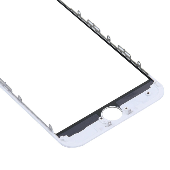 Lente de cristal exterior de pantalla frontal con marco de bisel de pantalla LCD frontal para iPhone 7, For iPhone 7 (Frame)