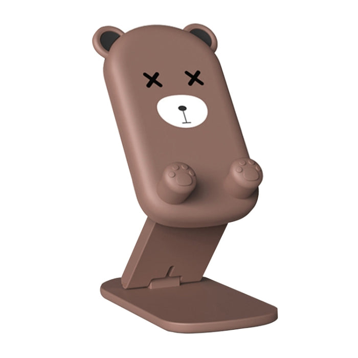 DK-XX-111 Soporte de escritorio plegable para teléfono retráctil con animales de dibujos animados